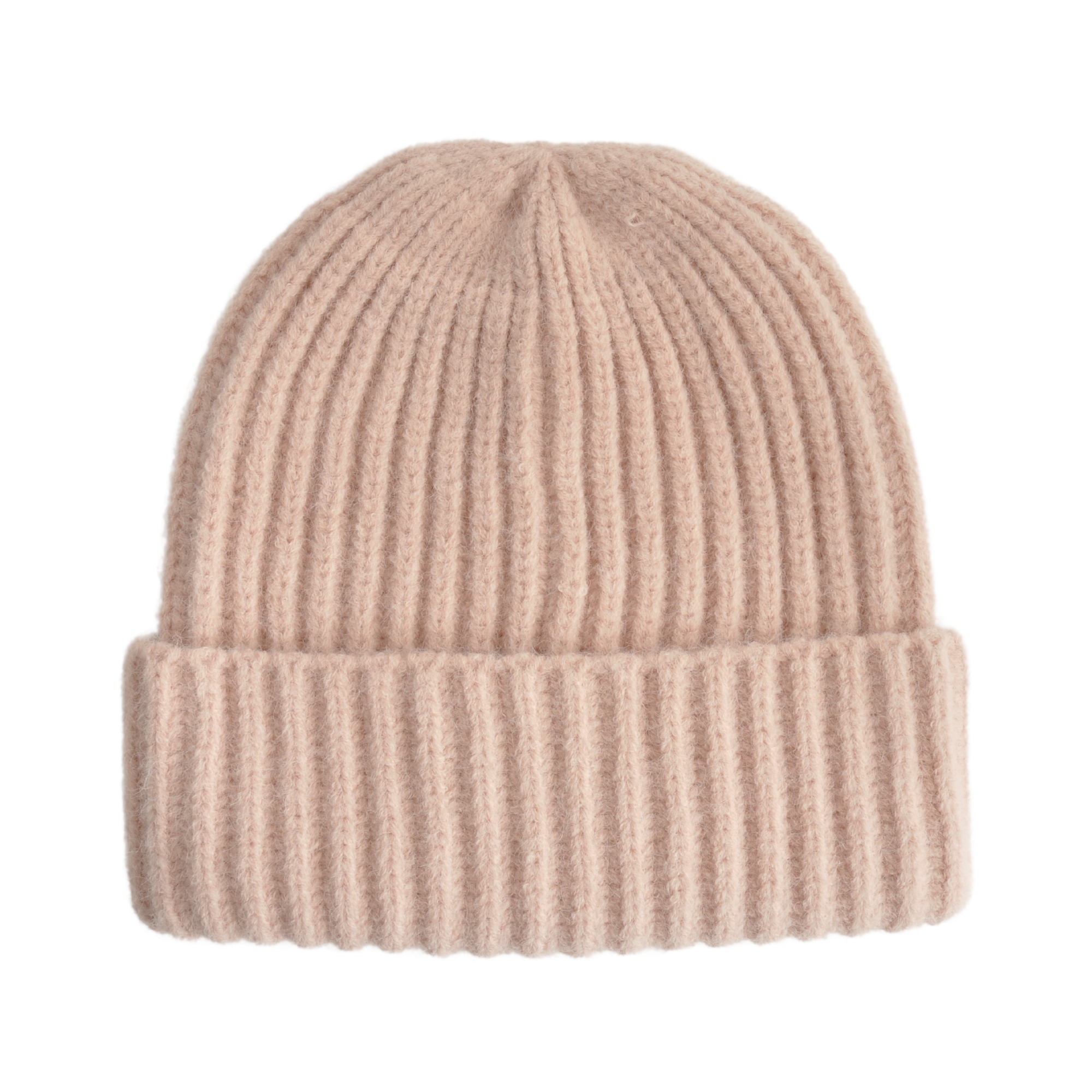 Ribbed Beanie - Dusty Pink